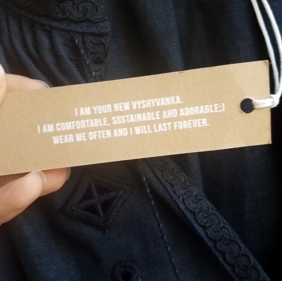 My Sleeping Gypsy Dark Blue Rosha Midi Dress - Picture 4 of 8